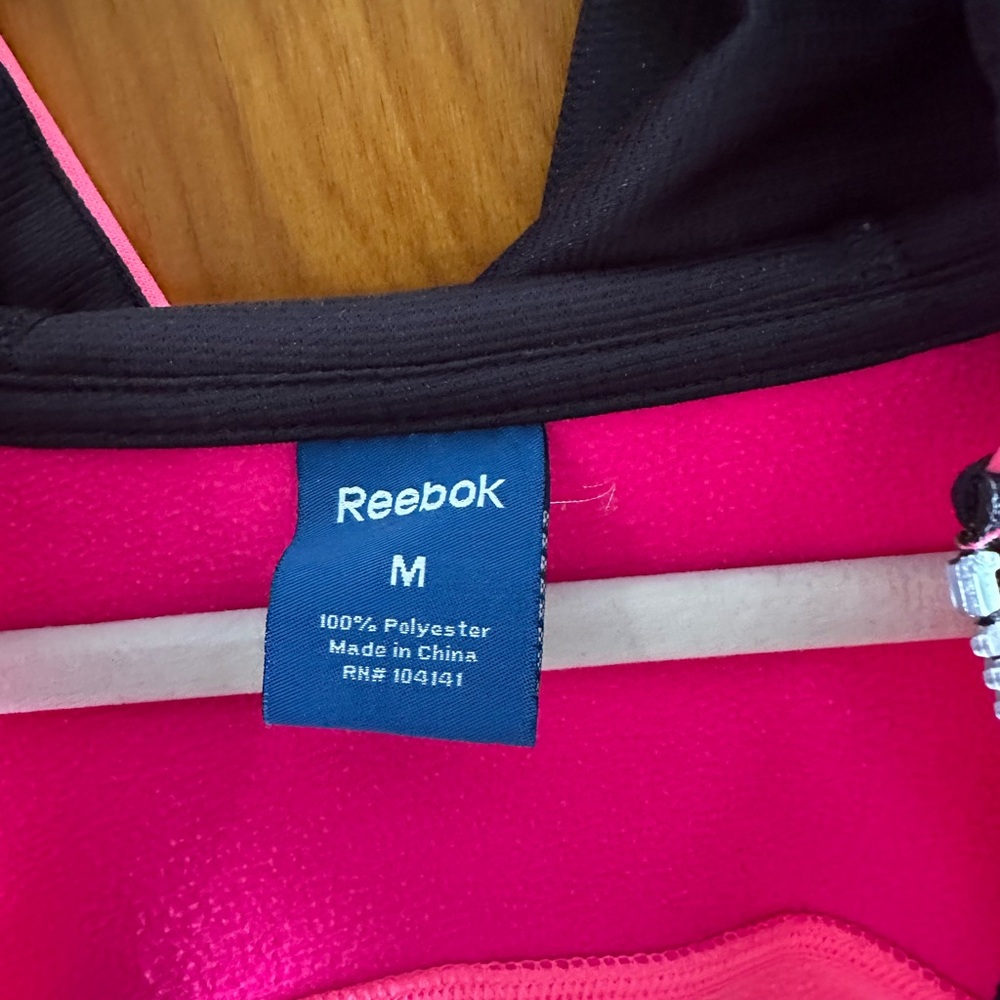 Full Zip Reebok Sweatshirt - Picture 3 of 4
